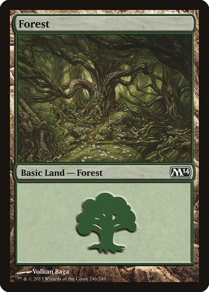 Forest (246) [Magic 2014] | Golgari Games