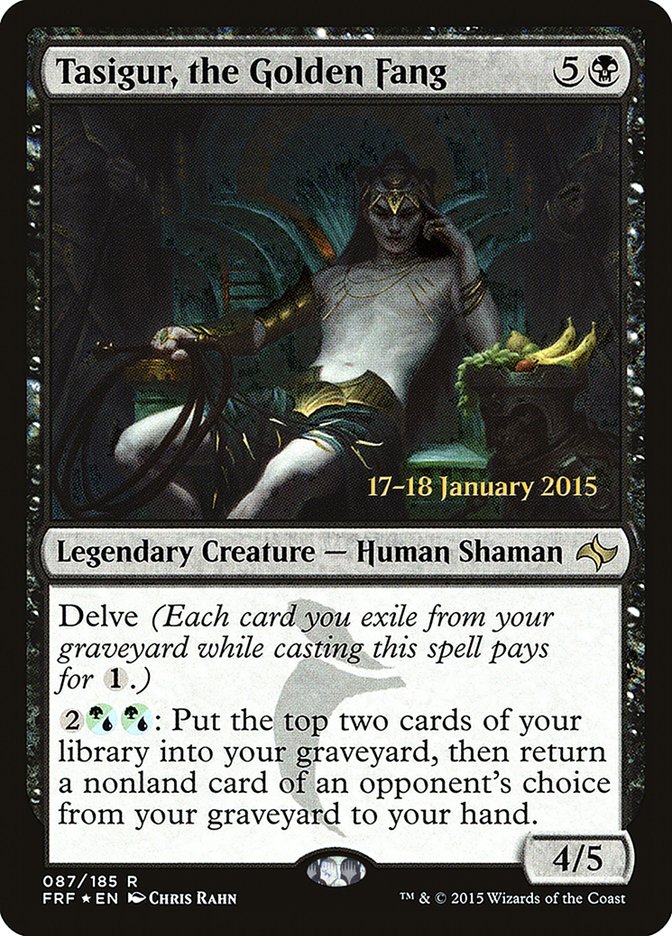 Tasigur, the Golden Fang [Fate Reforged Prerelease Promos] | Local Legends