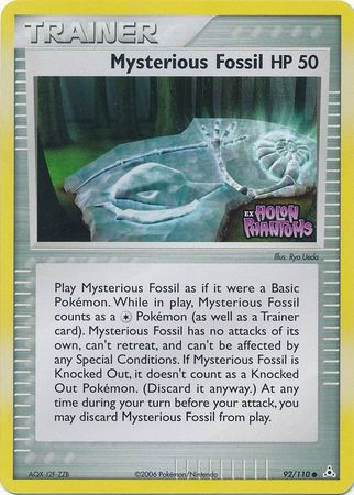 Mysterious Fossil (92/110) (Stamped) [EX: Holon Phantoms] | Golgari Games