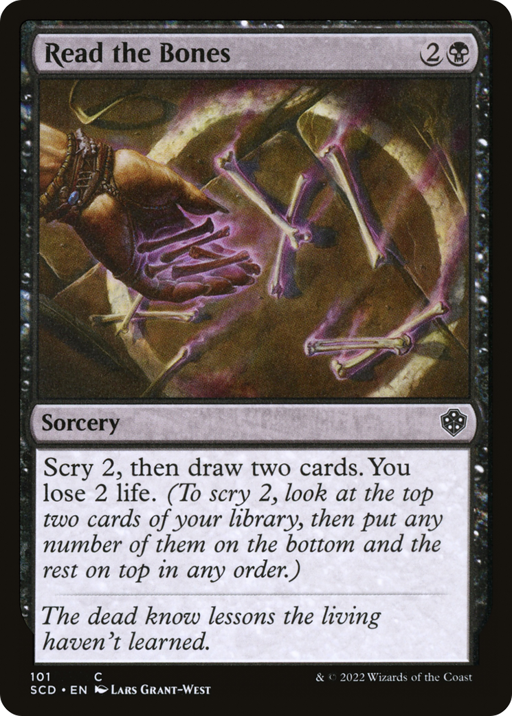 Read the Bones [Starter Commander Decks] | Local Legends