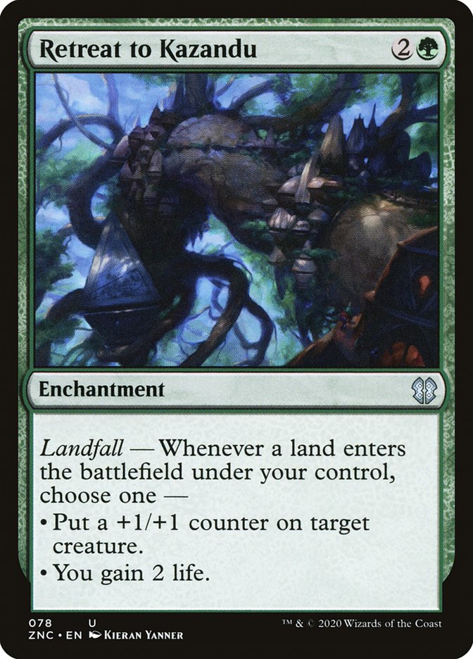 Retreat to Kazandu [Zendikar Rising Commander] | Local Legends