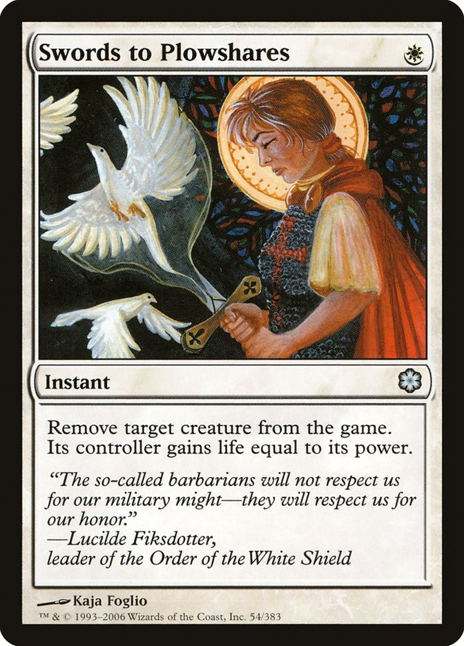 Swords to Plowshares [Coldsnap Theme Decks] | Local Legends