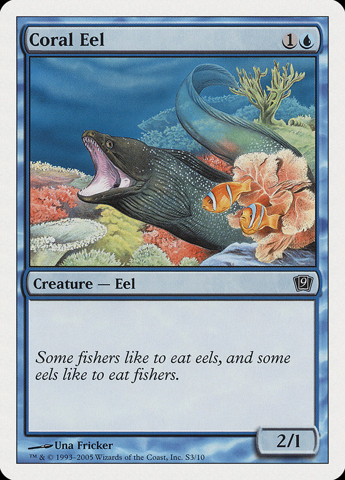 Coral Eel [Ninth Edition] | Golgari Games