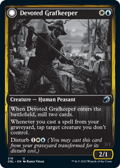 Devoted Grafkeeper // Departed Soulkeeper [Innistrad: Double Feature] | Golgari Games