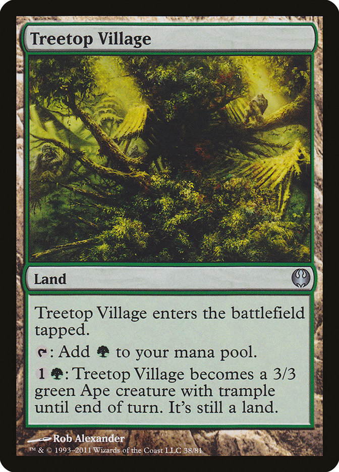 Treetop Village [Duel Decks: Knights vs. Dragons] | Local Legends
