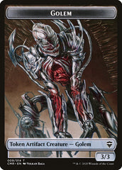 Golem // Rock Token [Commander Legends Tokens] | Local Legends