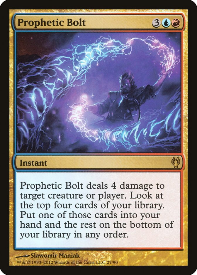 Prophetic Bolt [Duel Decks: Izzet vs. Golgari] | Golgari Games