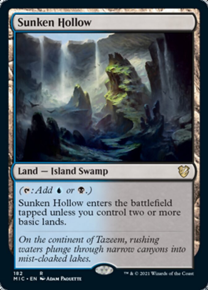 Sunken Hollow [Innistrad: Midnight Hunt Commander] | Golgari Games