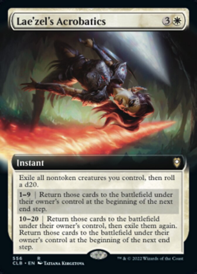 Lae'zel's Acrobatics (Extended Art) [Commander Legends: Battle for Baldur's Gate] | Local Legends