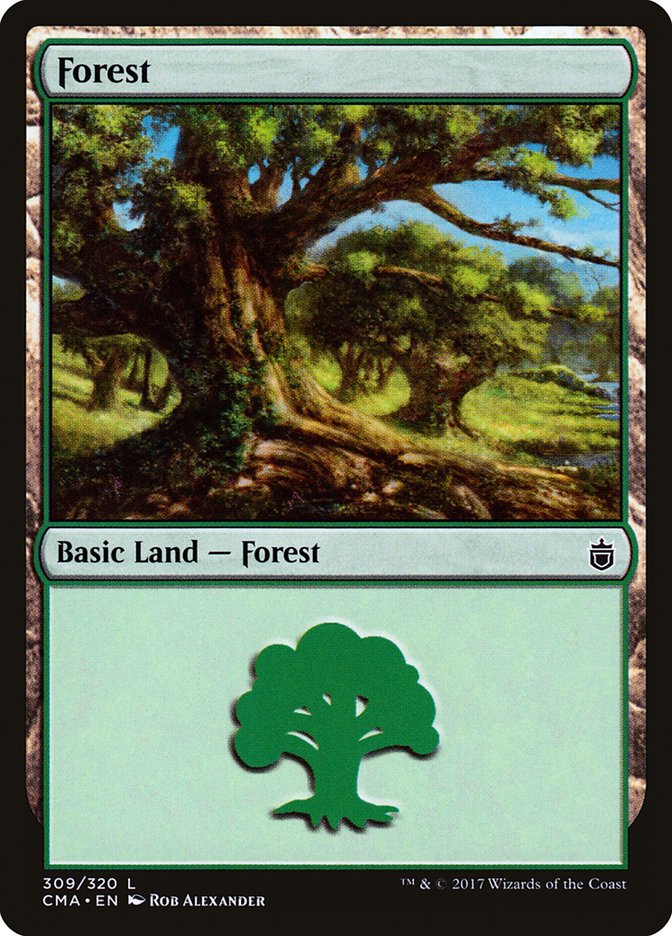 Forest (309) [Commander Anthology] | Golgari Games