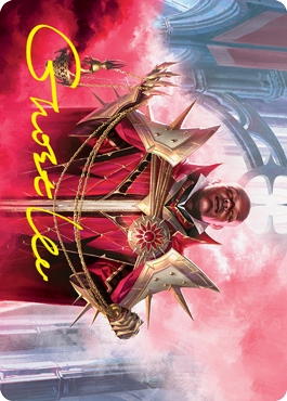 Markov Purifier Art Card (Gold-Stamped Signature) [Innistrad: Crimson Vow Art Series] | Local Legends