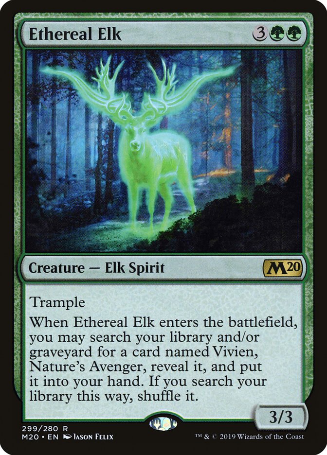 Ethereal Elk [Core Set 2020] | Local Legends