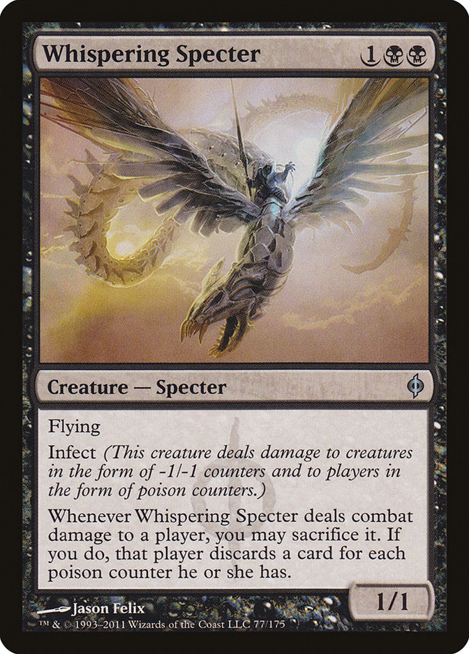 Whispering Specter [New Phyrexia] | Golgari Games