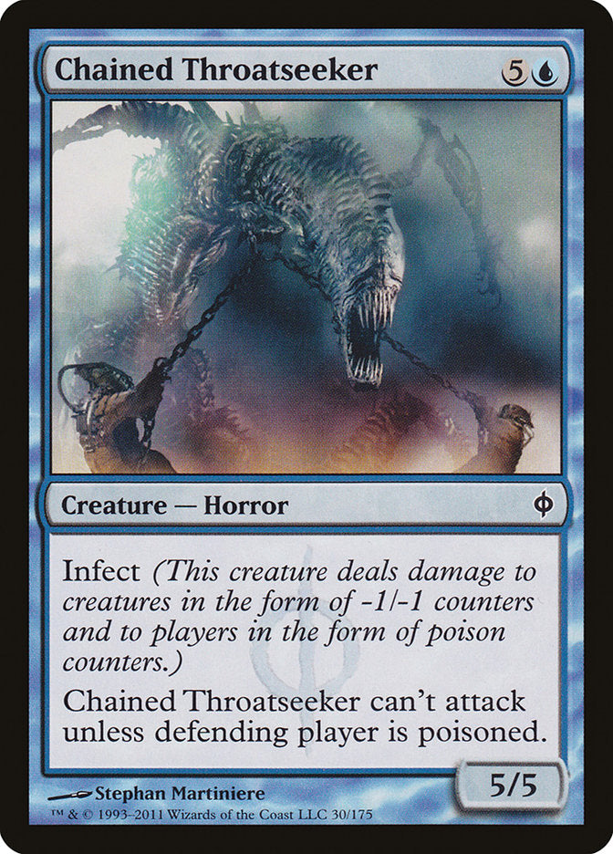 Chained Throatseeker [New Phyrexia] | Golgari Games