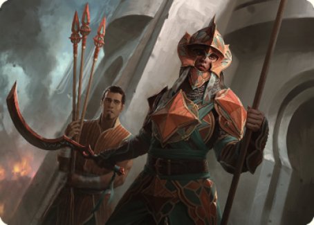 Siege Veteran Art Card [The Brothers' War Art Series] | Golgari Games