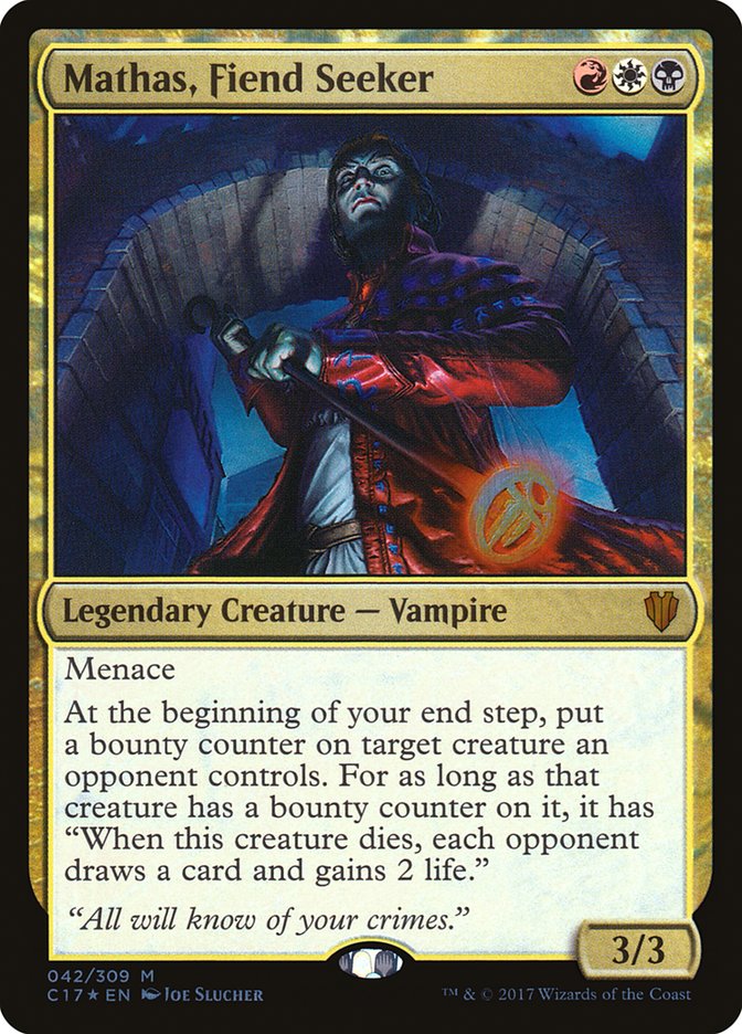 Mathas, Fiend Seeker [Commander 2017] | Local Legends