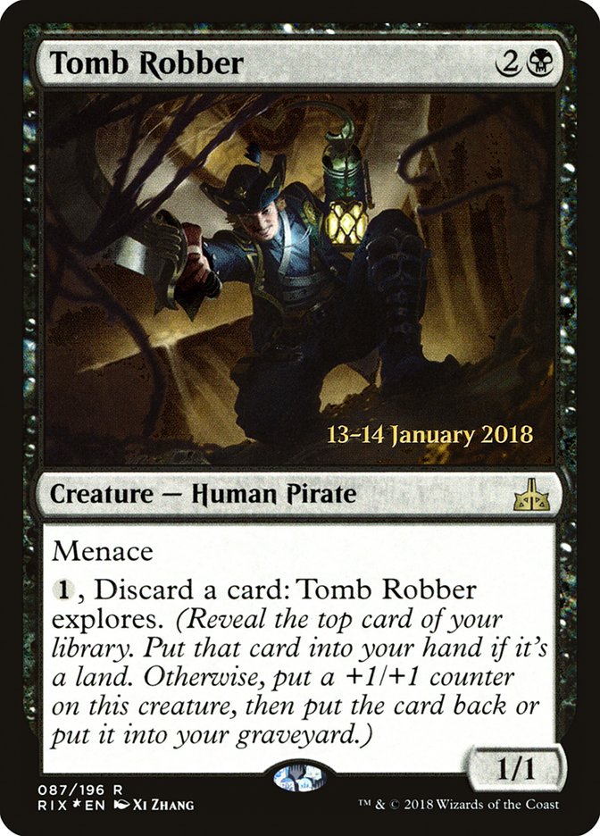 Tomb Robber [Rivals of Ixalan Prerelease Promos] | Golgari Games