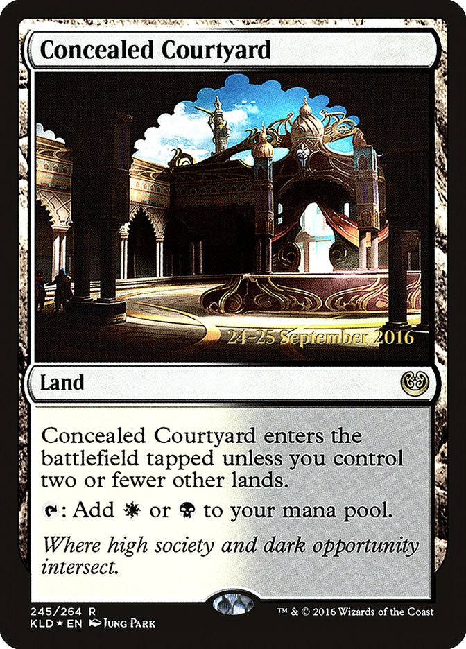 Concealed Courtyard [Kaladesh Prerelease Promos] | Golgari Games