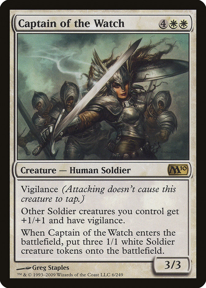 Captain of the Watch [Magic 2010] | Golgari Games