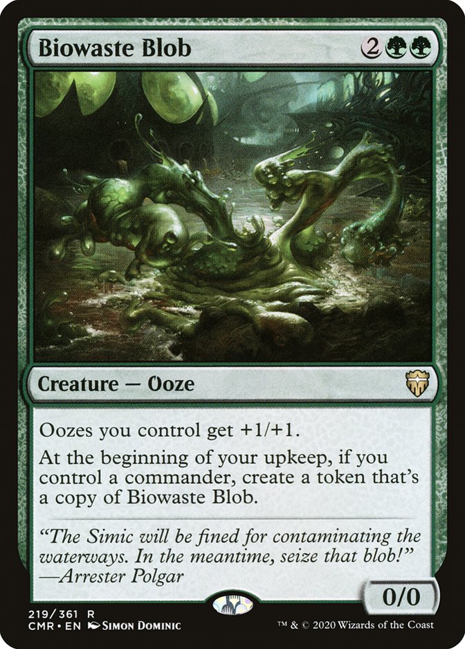 Biowaste Blob [Commander Legends] | Golgari Games