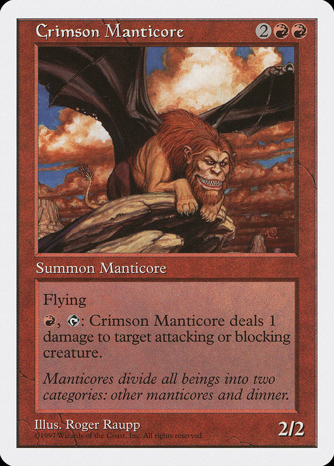 Crimson Manticore [Fifth Edition] | Local Legends