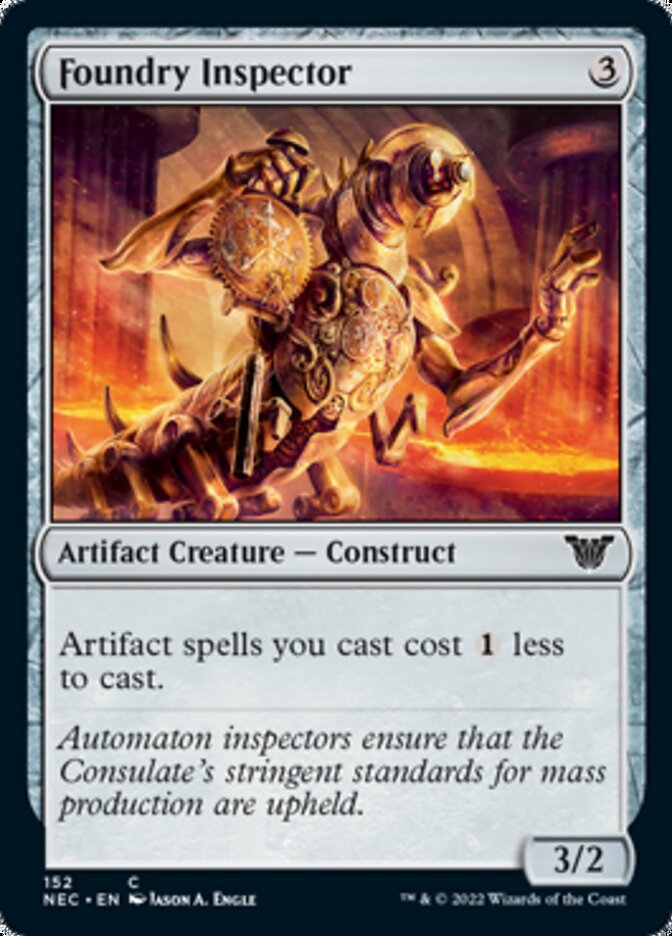 Foundry Inspector [Kamigawa: Neon Dynasty Commander] | Local Legends