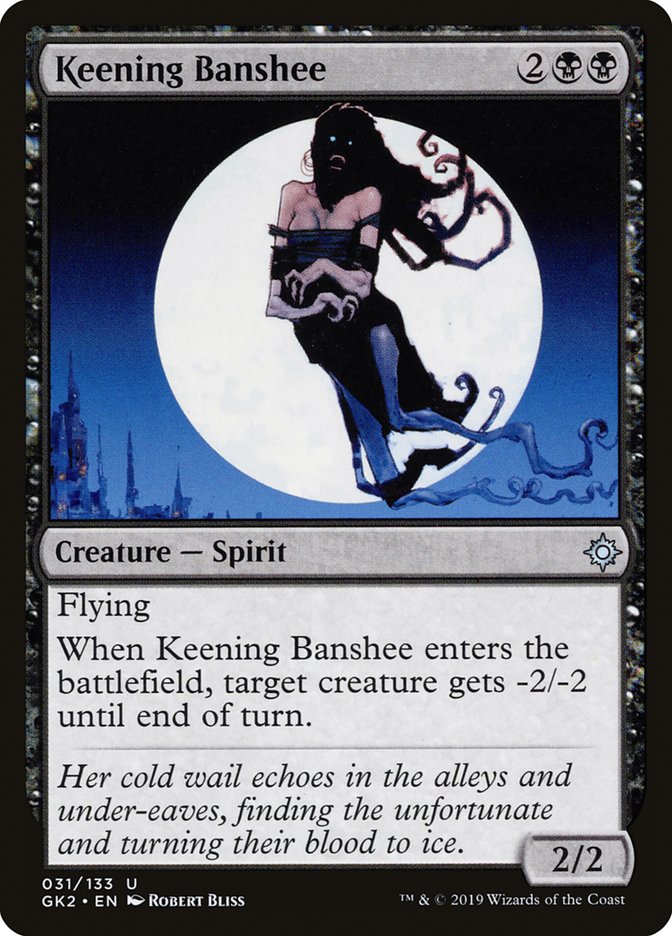 Keening Banshee [Ravnica Allegiance Guild Kit] | Golgari Games