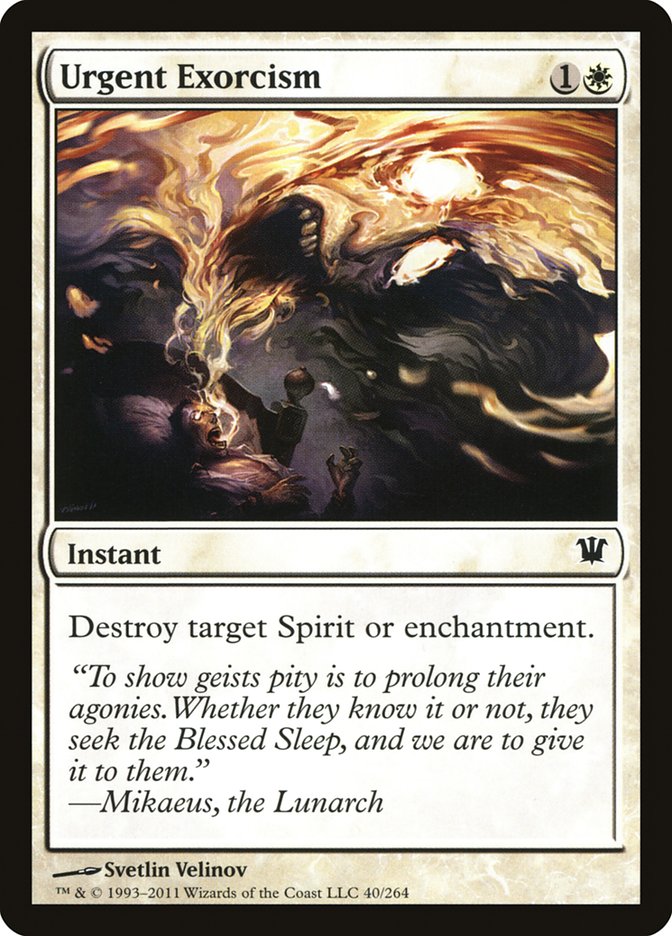 Urgent Exorcism [Innistrad] | Local Legends