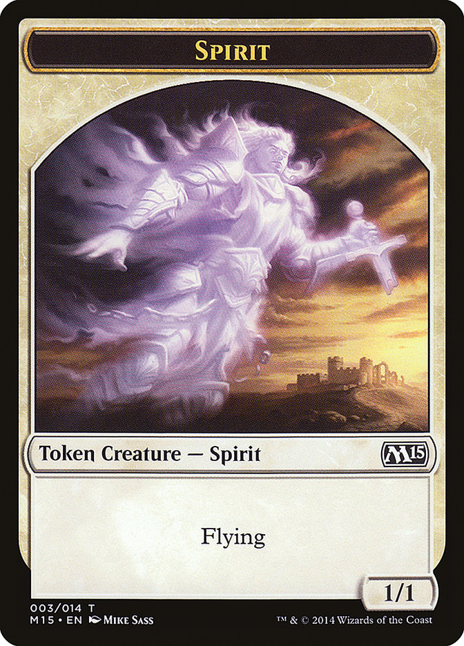 Spirit Token [Magic 2015 Tokens] | Golgari Games