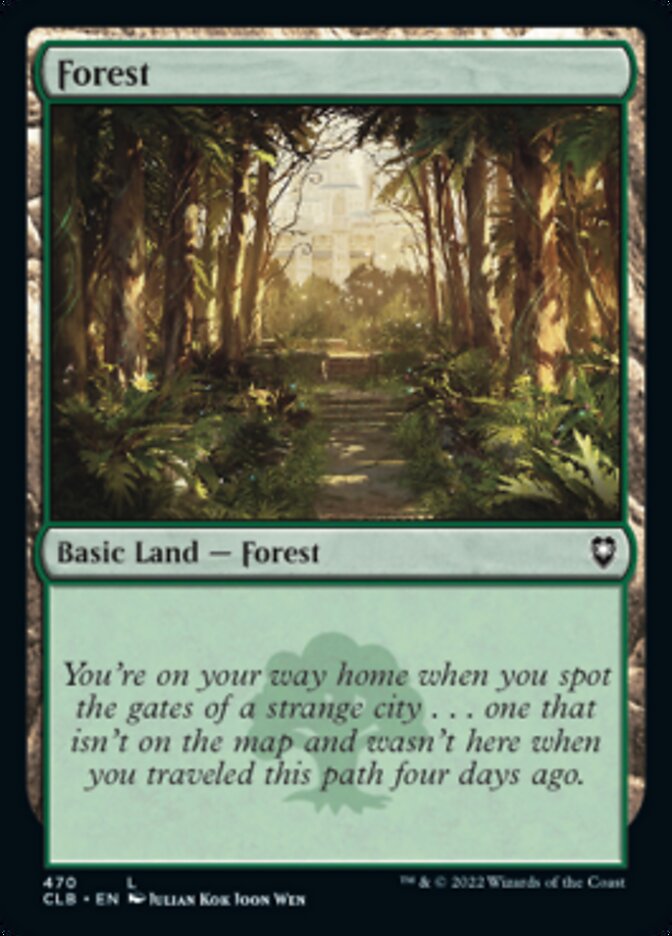 Forest (470) [Commander Legends: Battle for Baldur's Gate] | Golgari Games