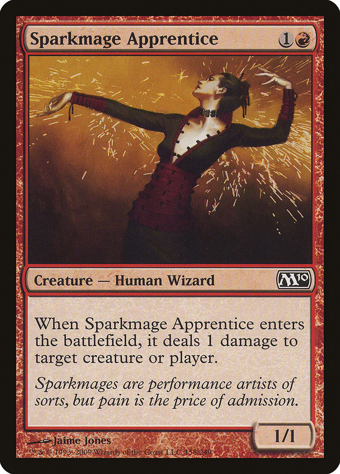 Sparkmage Apprentice [Magic 2010] | Golgari Games