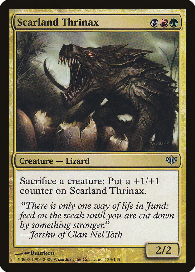 Scarland Thrinax [Conflux] | Golgari Games