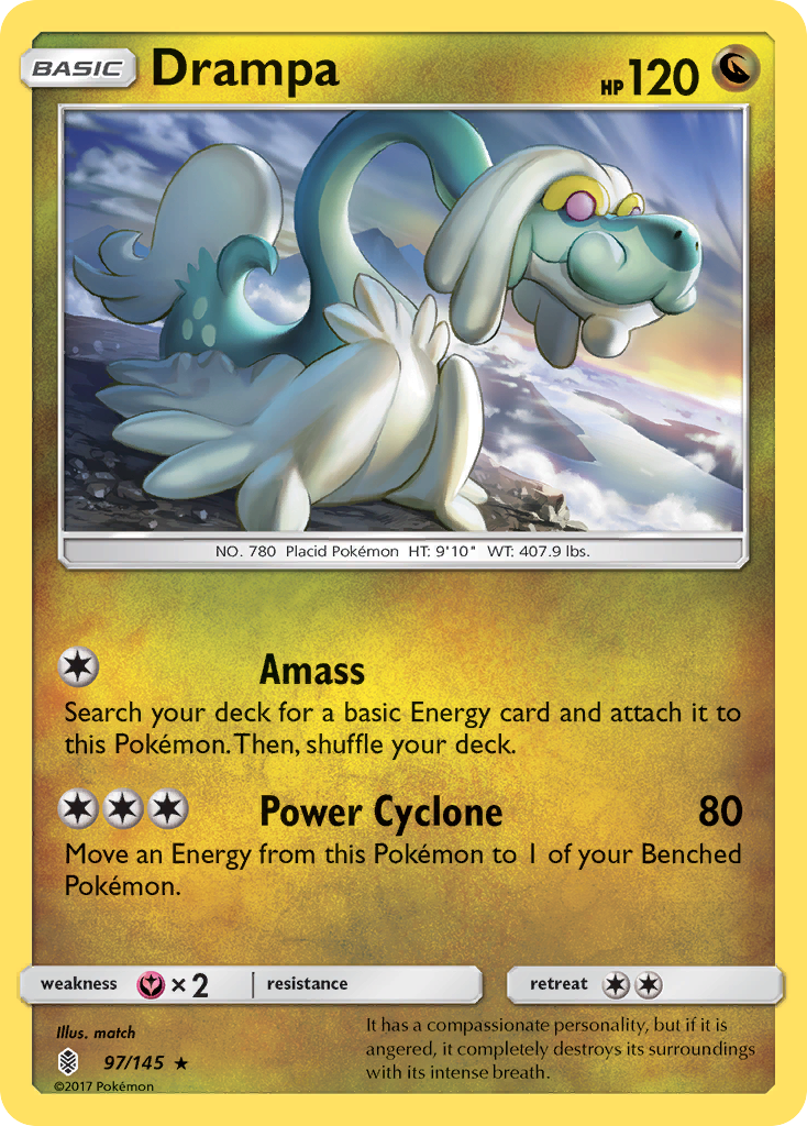 Drampa (97/145) [Sun & Moon: Guardians Rising] | Golgari Games