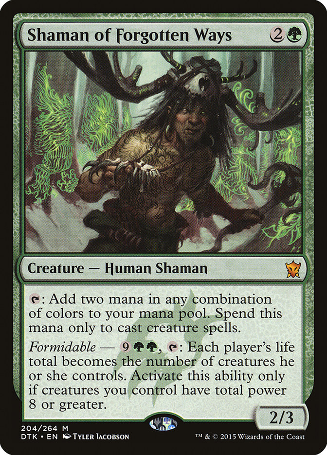 Shaman of Forgotten Ways [Dragons of Tarkir] | Golgari Games