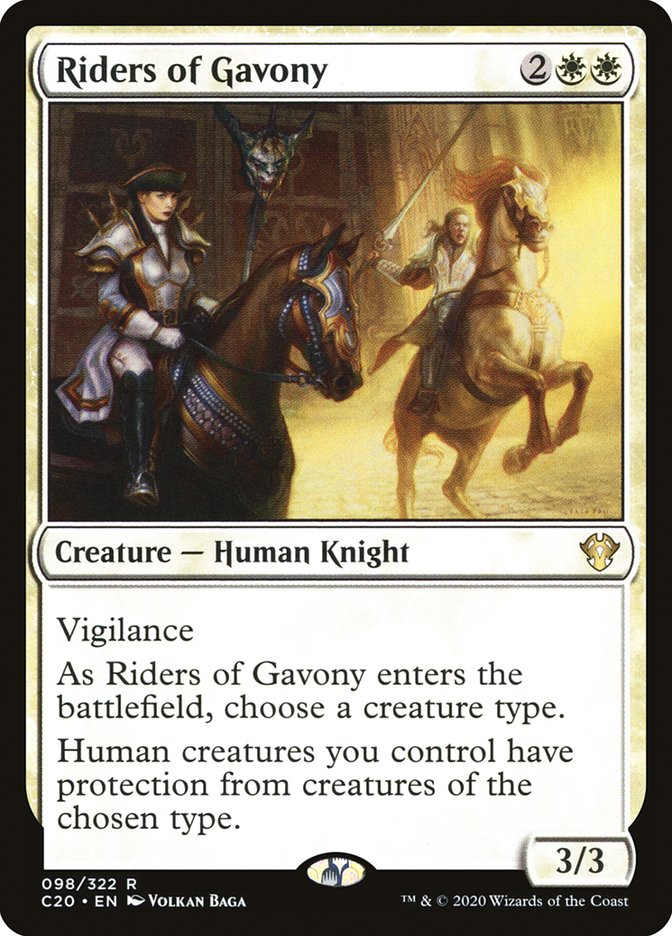 Riders of Gavony [Commander 2020] | Local Legends
