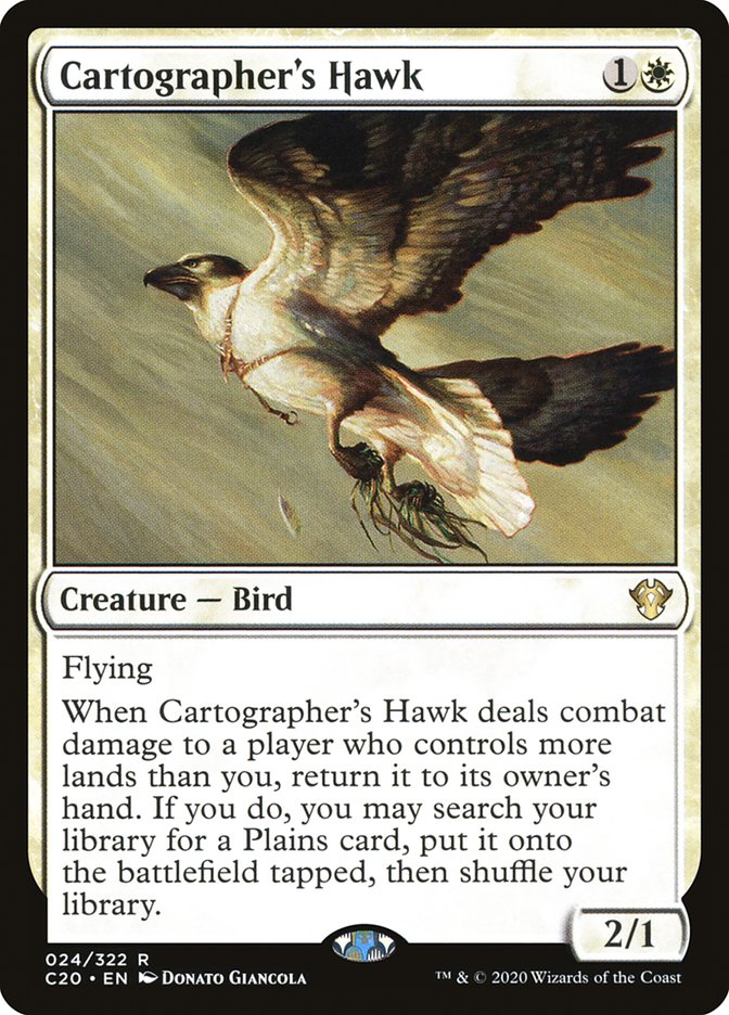 Cartographer's Hawk [Commander 2020] | Local Legends