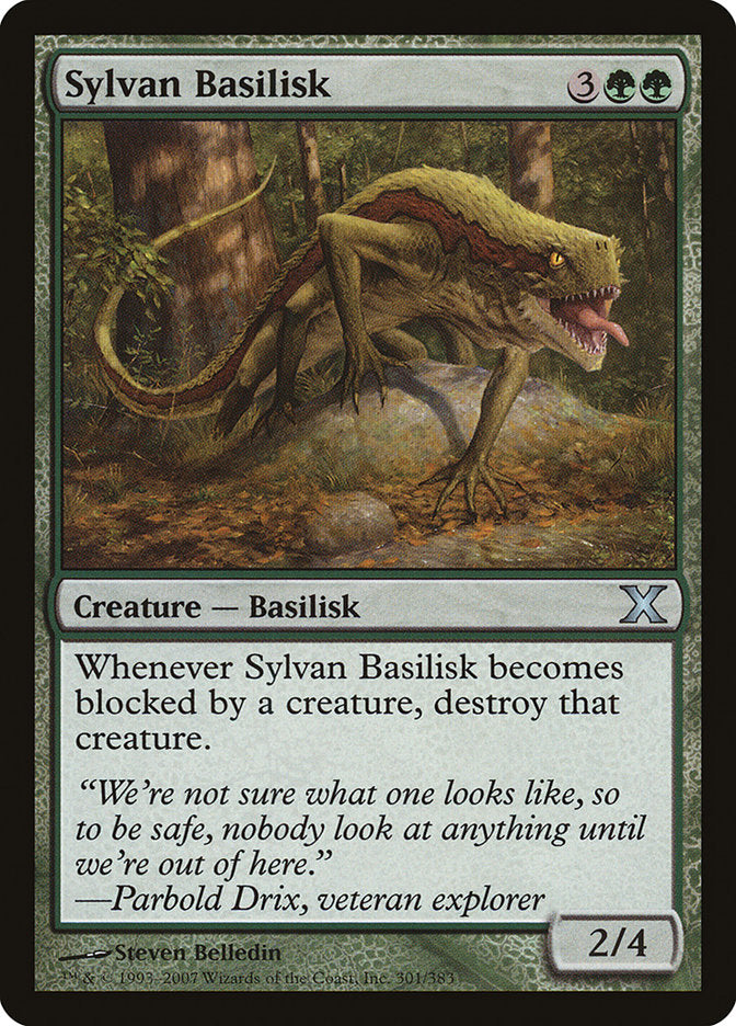 Sylvan Basilisk [Tenth Edition] | Golgari Games