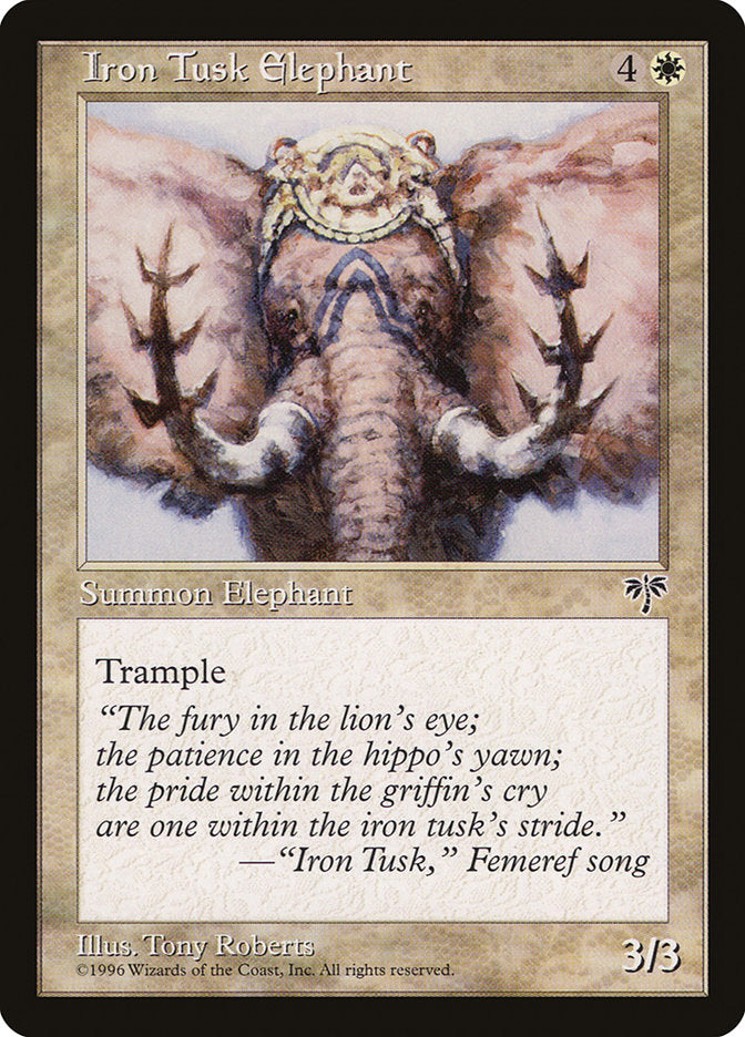 Iron Tusk Elephant [Mirage] | Local Legends