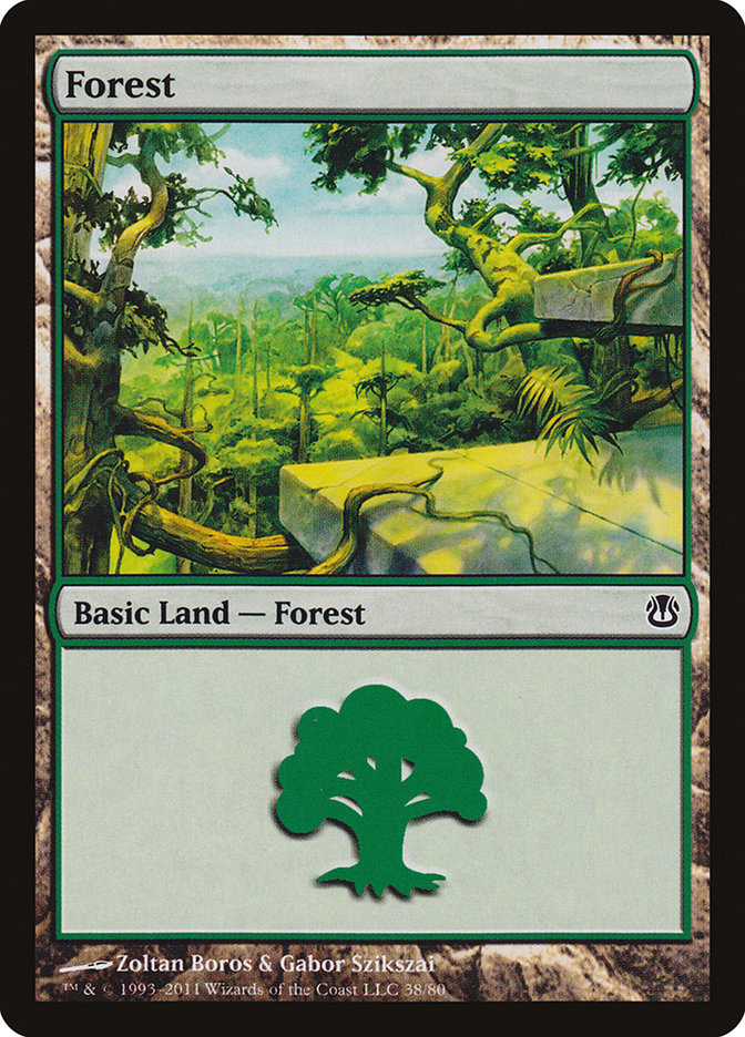 Forest (38) [Duel Decks: Ajani vs. Nicol Bolas] | Local Legends
