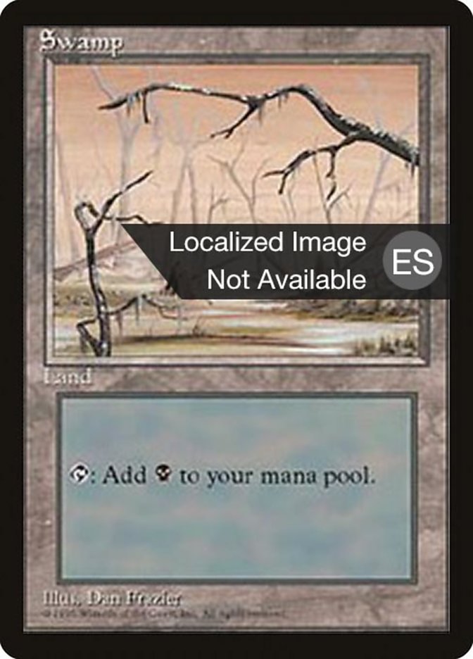Swamp (B) [Fourth Edition (Foreign Black Border)] | Local Legends