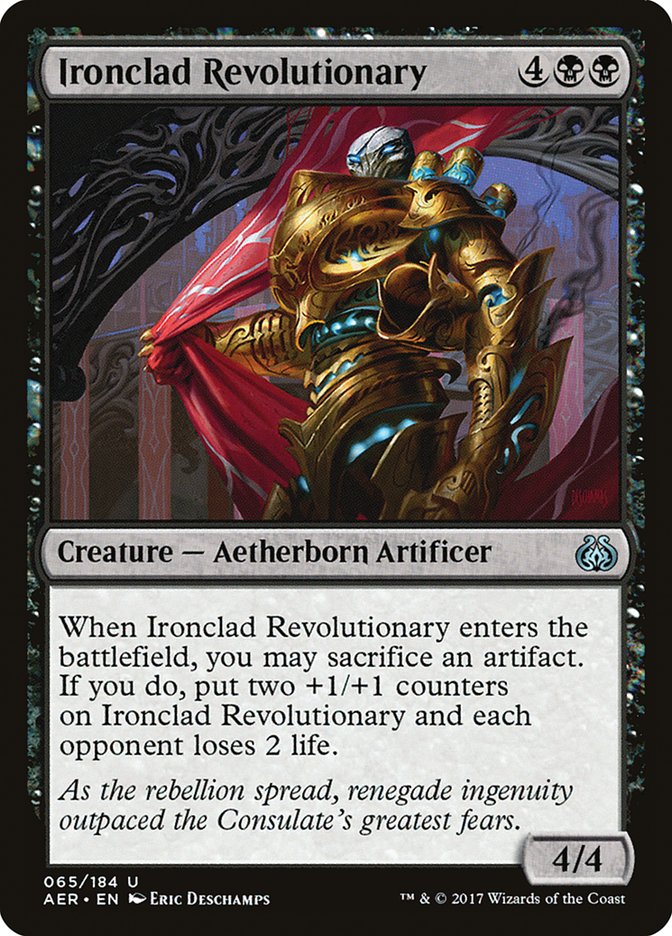 Ironclad Revolutionary [Aether Revolt] | Golgari Games