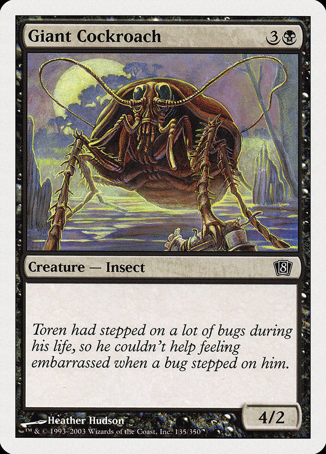 Giant Cockroach [Eighth Edition] | Local Legends