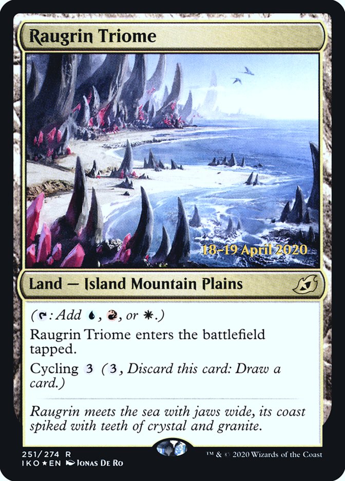 Raugrin Triome [Ikoria: Lair of Behemoths Prerelease Promos] | Local Legends