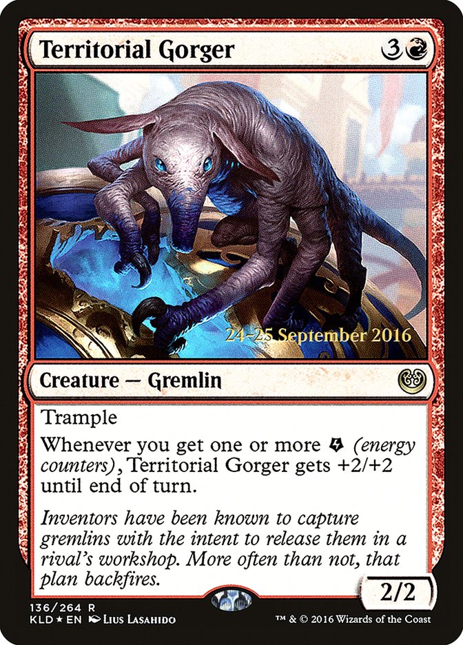 Territorial Gorger [Kaladesh Prerelease Promos] | Local Legends