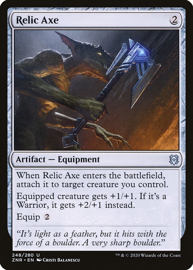 Relic Axe [Zendikar Rising] | Local Legends