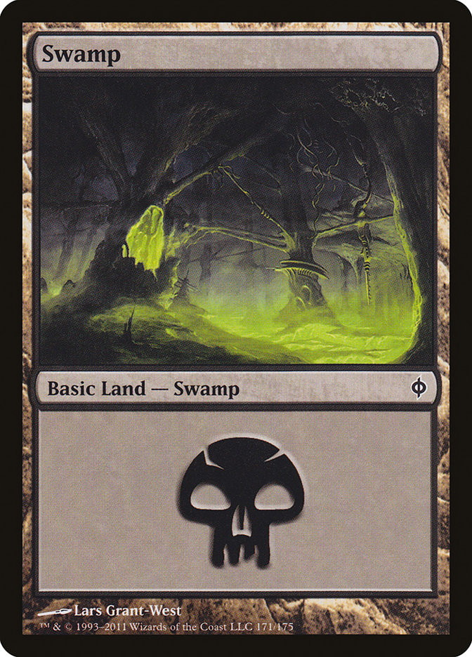 Swamp (171) [New Phyrexia] | Local Legends