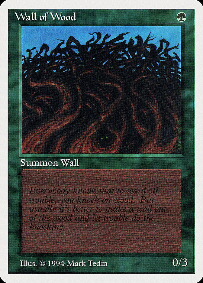 Wall of Wood [Summer Magic / Edgar] | Golgari Games