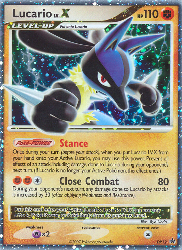 Lucario LV.X (DP12) [Diamond & Pearl: Black Star Promos] | Golgari Games