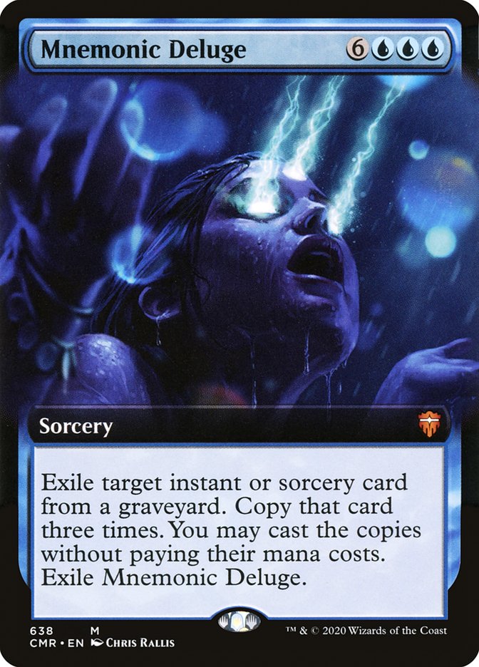 Mnemonic Deluge (Extended Art) [Commander Legends] | Local Legends
