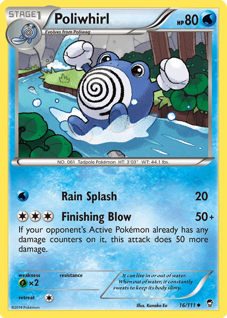 Poliwhirl (16/111) [XY: Furious Fists] | Golgari Games